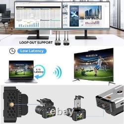 Wireless HDMI Transmitter and Receiver, 1640Ft / 500M, 4K Decoding 1080P@60Hz