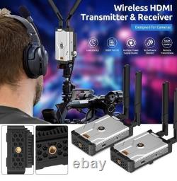 Wireless HDMI Transmitter and Receiver, 1640Ft / 500M, 4K Decoding 1080P@60Hz