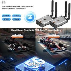 Wireless HDMI Transmitter and Receiver, 1640Ft/50M, Wireless Extender Sliver