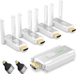 Wireless HDMI Transmitter and Receiver, 1TX+4 RX, Up to 6 RX Expandable