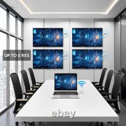 Wireless HDMI Transmitter and Receiver, 1TX+4 RX, Up to 6 RX Expandable