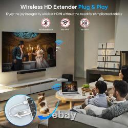 Wireless HDMI Transmitter and Receiver, 1TX+4 RX, Up to 6 RX Expandable