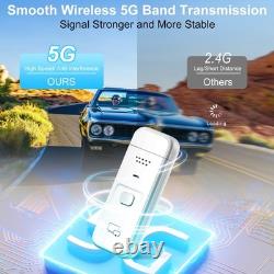 Wireless HDMI Transmitter and Receiver 2-in-1, HDMI Display Dongle Adapter 4K