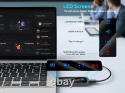 Wireless HDMI Transmitter and Receiver 328FT/100M, 4K Decode Plug & Play Portable