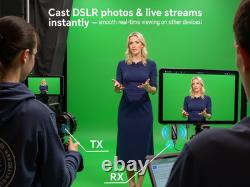 Wireless HDMI Transmitter and Receiver 328FT/100M, 4K Decode Plug & Play Portable