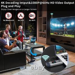 Wireless HDMI Transmitter and Receiver 328Ft/100M for 4K Decode Input 1080P Outp