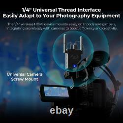 Wireless HDMI Transmitter and Receiver 4K 30HZ, 492 FT, Dual Cooling Systems, 9