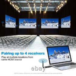 Wireless HDMI Transmitter and Receiver, 4K Decode 1080P Output HDMI Extender Kit