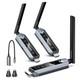 Wireless Hdmi Transmitter And Receiver 656ft With Led Screen, Up To 6 Rxs, He