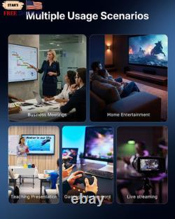 Wireless HDMI Transmitter and Receiver 656FT with LED Screen Up to 6 RXs He