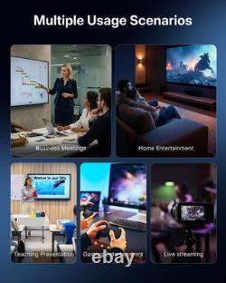 Wireless HDMI Transmitter and Receiver 656FT with LED Screen, up to 6 Rxs, Heat