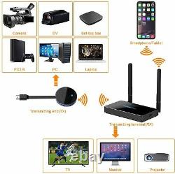 Wireless HDMI Transmitter and Receiver Kits, Full HD 4K@30Hz 5GHz 164ft Display