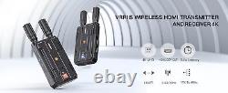 Wireless HDMI Transmitter and Receiver, Plug&Play 1300FT Los Range 4K Wireless HD