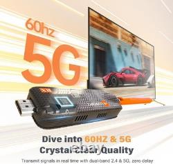 Wireless HDMI Transmitter and Receiver, Support Up to 6 Receivers, 5.8G WELUS