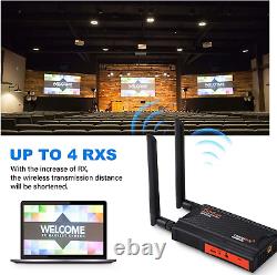 Wireless HDMI Transmitter and Receiver, Wireless HDMI Extender with Loop-Out, IR