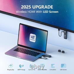 Wireless HDMI Transmitter and Receiver with LED Display, HDMI Wireless Extender