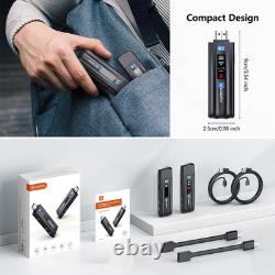 Wireless HDMI Transmitter and Receiver with LED Display, HDMI Wireless Extender