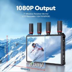 Wireless HDMI Video Transmitter and Receiver 1 to 5 RX with 7 Black