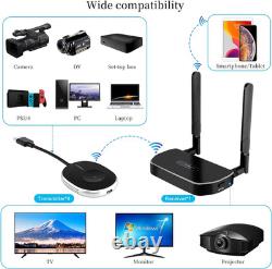 Wireless Hdmi Transmitter and Receiver 4K. One Receiver and Four Transmitter, Swi