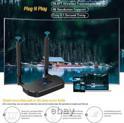 Wireless Hdmi Transmitter and Receiver 4K. One Receiver and Four Transmitter, Swi
