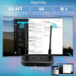 Wireless Hdmi Transmitter and Receiver 4K. One Receiver and Four Transmitter, Swi