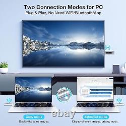 Wireless Hdmi Transmitter and Receiver, Extender Plug & Play 5g with LED Screen