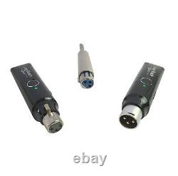 Wireless Microphone Adapter XLR Transmitter and Receiver Plug-on