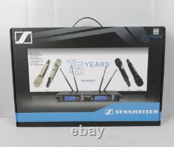 Wireless Microphone System UHF Dual SKM 9000 Handheld Microphone 75 Years Black