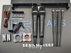 Wireless Microphone System UHF Dual SKM 9000 Handheld Microphone 75 Years Black