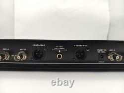 Wireless Microphone System UHF Dual SKM 9000 Handheld Microphone 75 Years Black