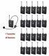 Wireless Microphone System For Translator Tour Guide 1 Transmitter + 20 Receiver