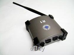 Wireless Receiver and Transmitter for Powered / Active Speakers + 3 XLR Cables