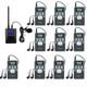 Wireless Tour Guide Audio System Transmitter 10 Receiver Church Meeting Training