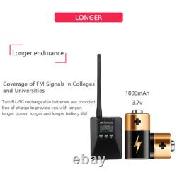Wireless Tour Guide Audio System Transmitter 10 Receiver Church Meeting Training