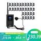 Wireless Tour Guide Audio System Transmitter 30 Receivers Church Factory Meeting
