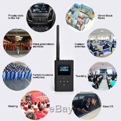 Wireless Tour Guide System 1FM Transmitter+50Receiver for Meeting/Church US