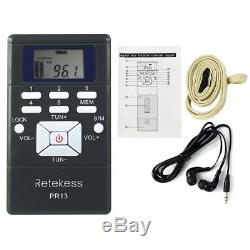 Wireless Tour Guide System 2FM Transmitter+100Radio Receiver for Guiding Meeting