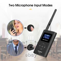 Wireless Tour Guide System Transmitter 10 Receivers for Meeting/Church/Teaching