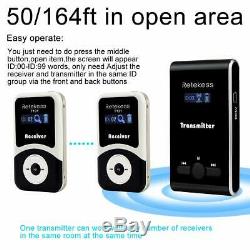 Wireless Tour Guide System Transmitter+Receiver+Charge Box forChurch Translation