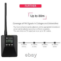 Wireless Tour Guide System Transmitter Receiver Church/Teaching/School/Factory