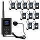Wireless Tour Guide System For Guiding Meet 1 Fm Transmitter+10 Radio Receiver