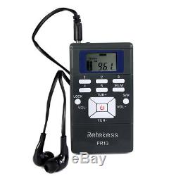 Wireless Tour Guide System for Guiding Meet FM 2Transmitters+50Radio Receivers