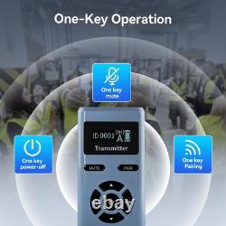 Wireless Tour Guide System w 6 Receivers, One-Touch Control, 2.4Ghz, 200M Range