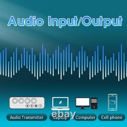 Wireless Tour Guide System with 10 Receivers, 1 Microphone Transmitter, Charger