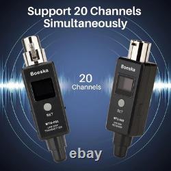 Wireless Transmitter And Receiver For Dynamic Microphones And Music Sources