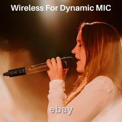 Wireless Transmitter And Receiver For Dynamic Microphones And Music Sources