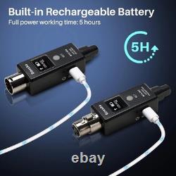 Wireless Transmitter And Receiver For Dynamic Microphones And Music Sources