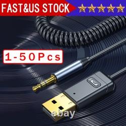 Wireless USB Bluetooth 5.0 Audio Transmitter Receiver AUX Adapter For TV Car Lot