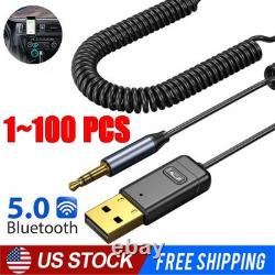 Wireless USB Bluetooth 5.0 Audio Transmitter Receiver AUX Adapter For TV Car Lot