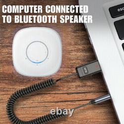 Wireless USB Bluetooth 5.0 Audio Transmitter Receiver AUX Adapter For TV Car Lot
